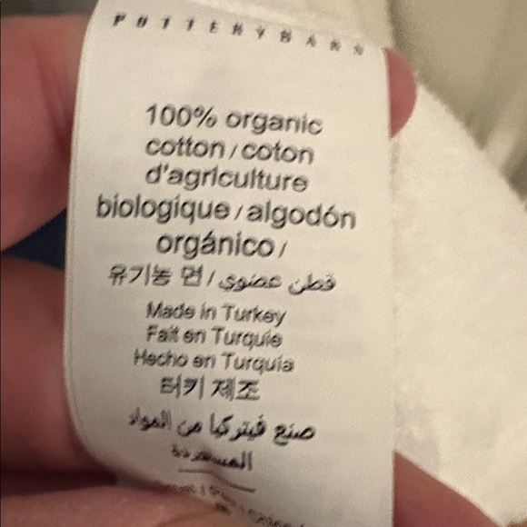 New Pottery Barn White Plush Robe - Picture 7 of 7